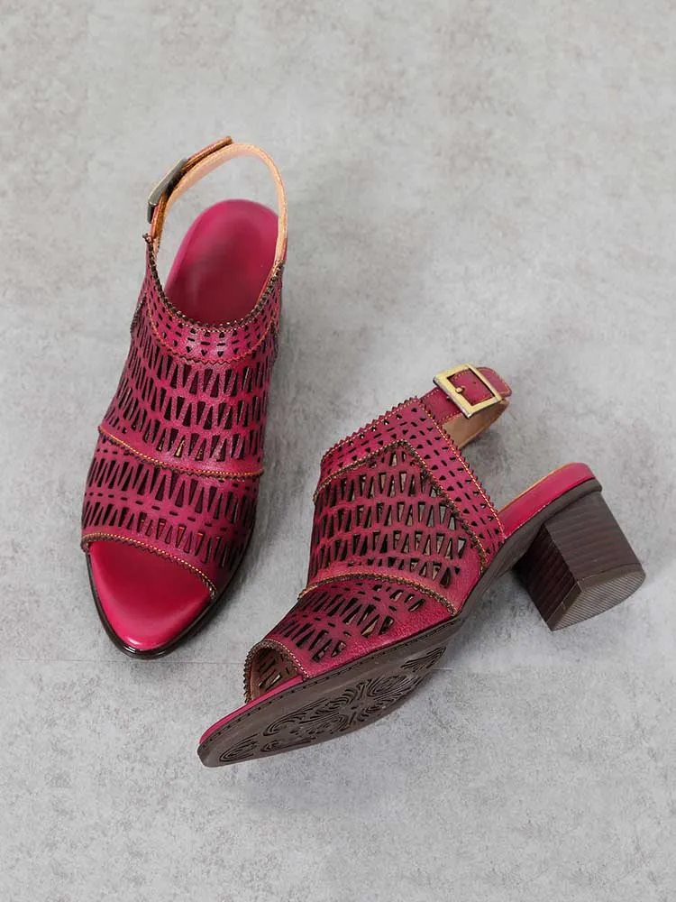 Marisol Leather Roman Sandals