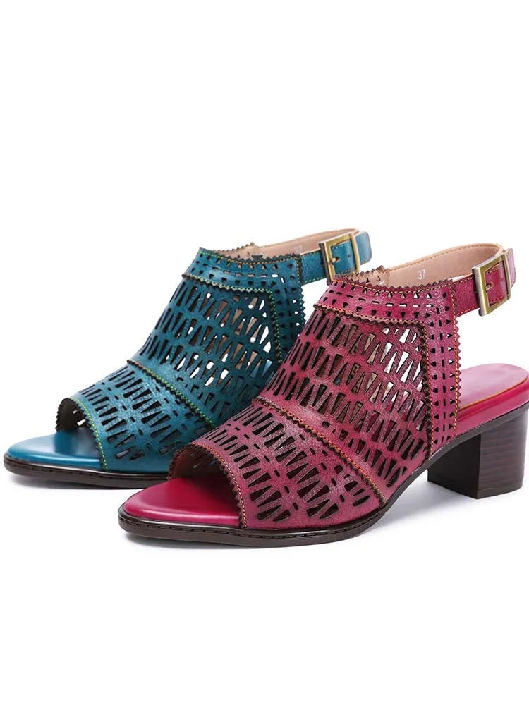 Marisol Leather Roman Sandals