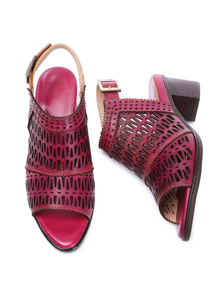 Marisol Leather Roman Sandals