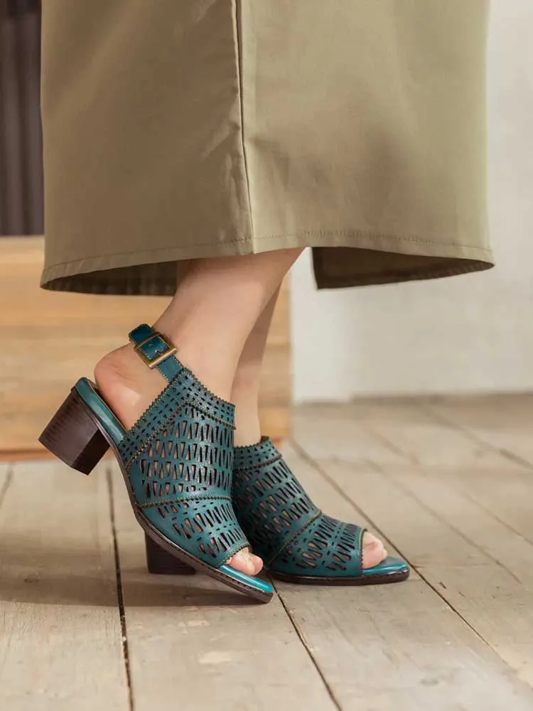 Marisol Leather Roman Sandals