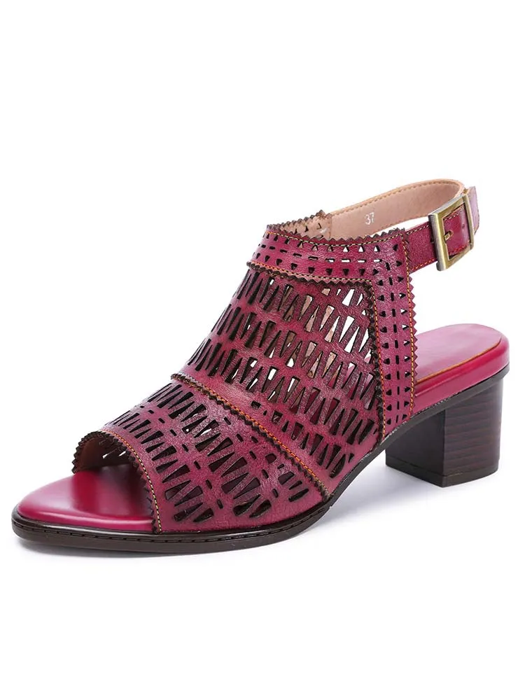 Marisol Leather Roman Sandals