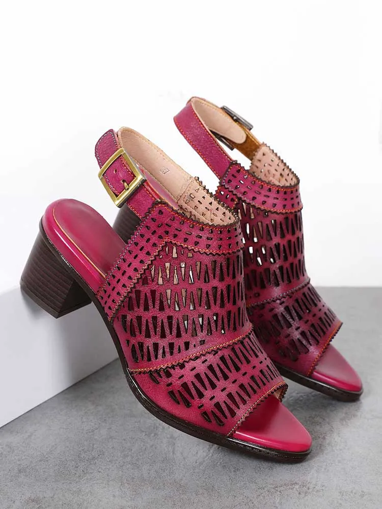 Marisol Leather Roman Sandals