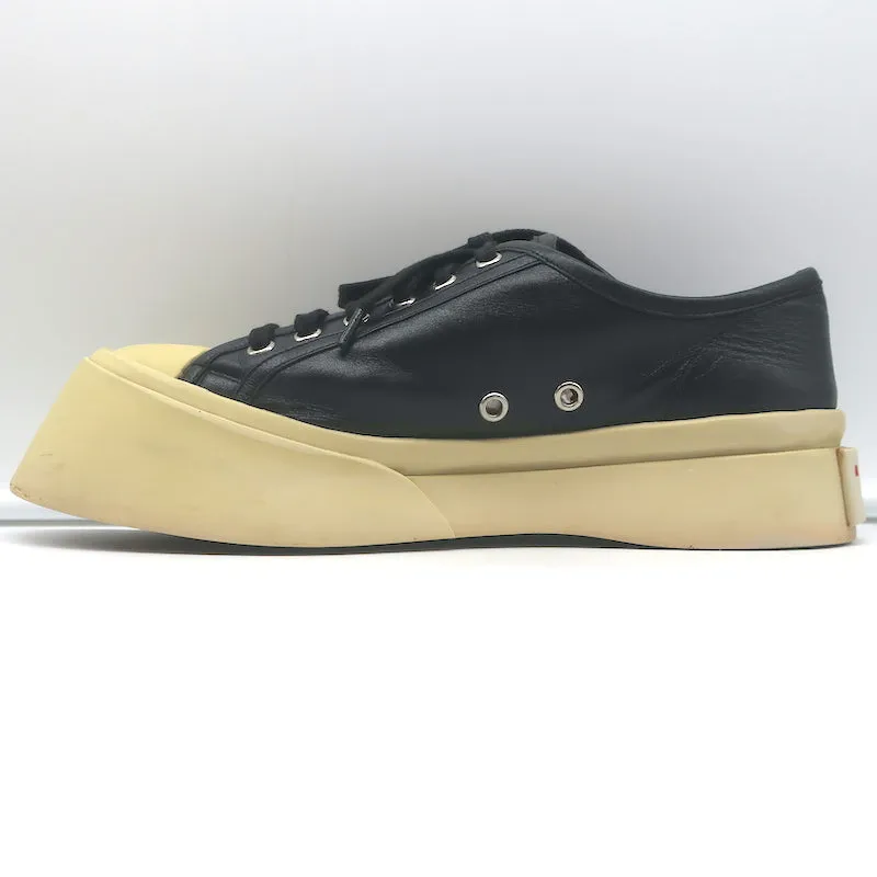 Marni Pablo Low Top Sneakers Black Leather Size 40