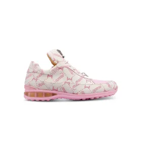 Mauri baby crocodile and fabric sneaker
