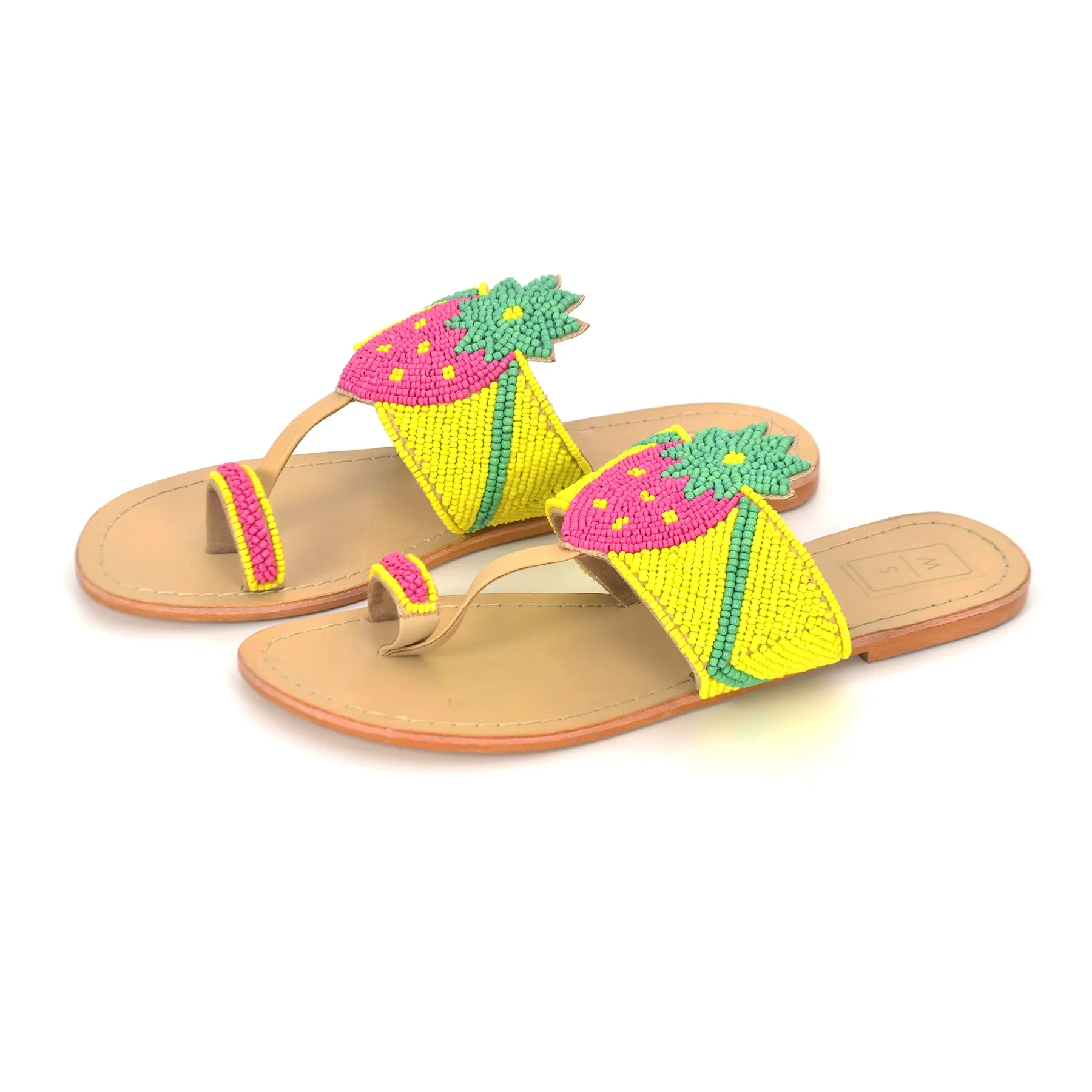 Maya Beaded Kolhapuri Chappals