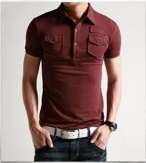 Men's Casual Short Sleeve Dress Shirt
