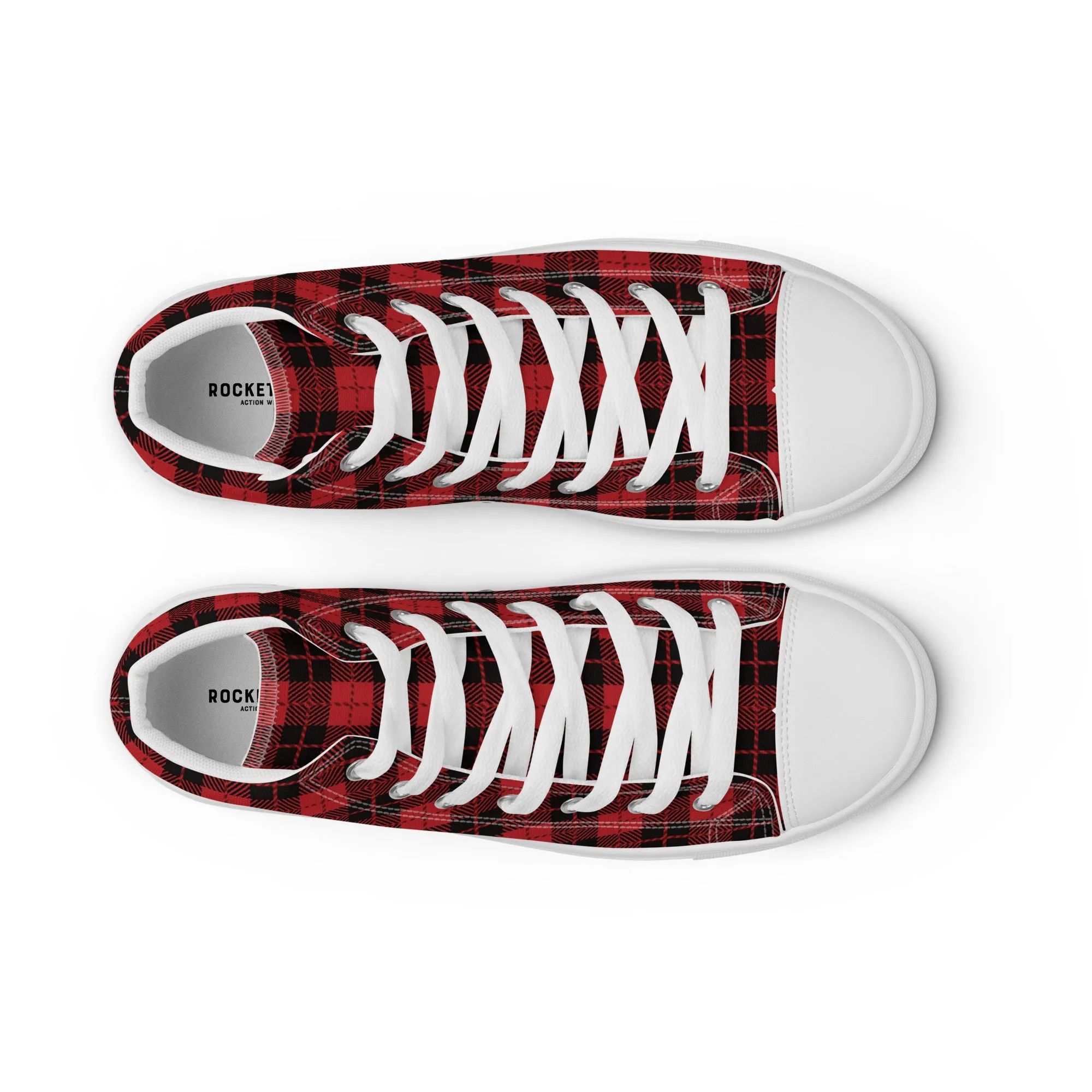 Men’s high top canvas shoes