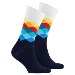 Men's Marine Diamond Socks