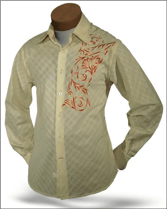 Men's New Fashion Angelino Shirts Giorgio Yellow