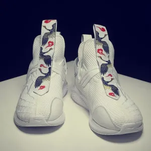 Men's Trendy Crane Printed Sneaker Shoes