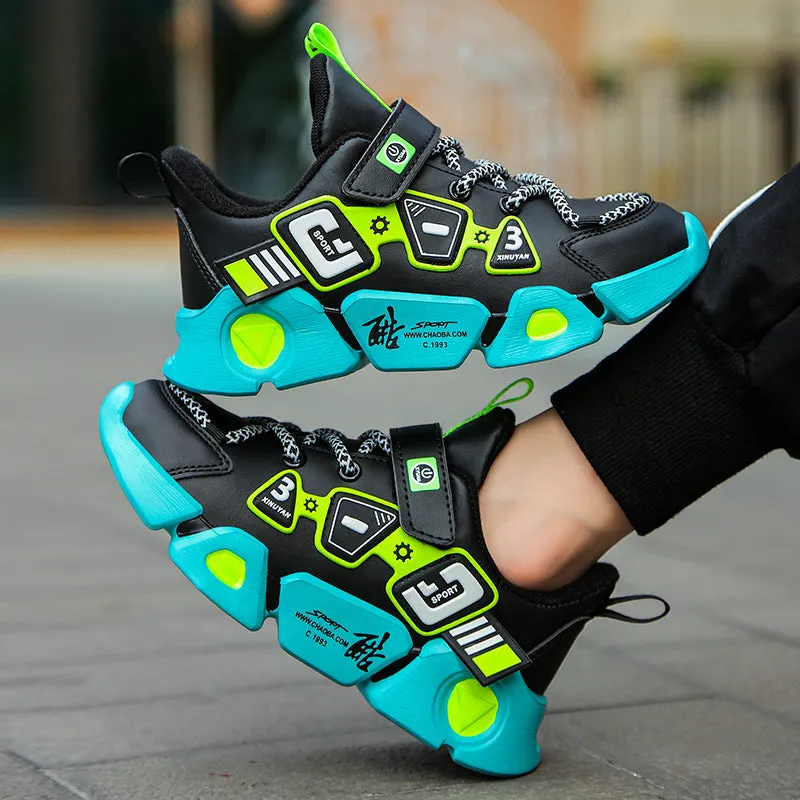 Mesh Fly Woven Velcro Breathable Sneakers