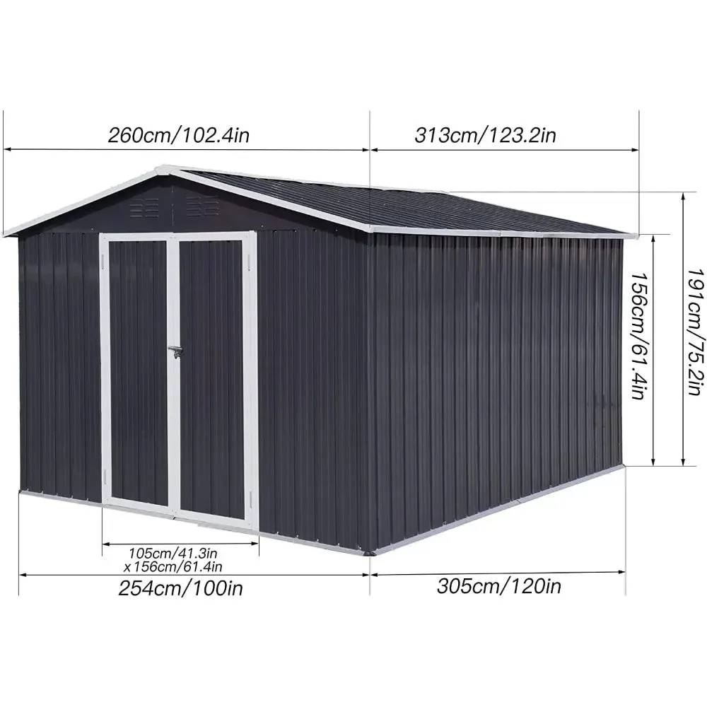 Metal Outdoor Storage Storage shed