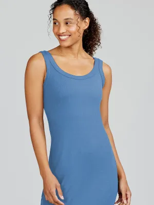 Microluxe Rib Midi Dress
