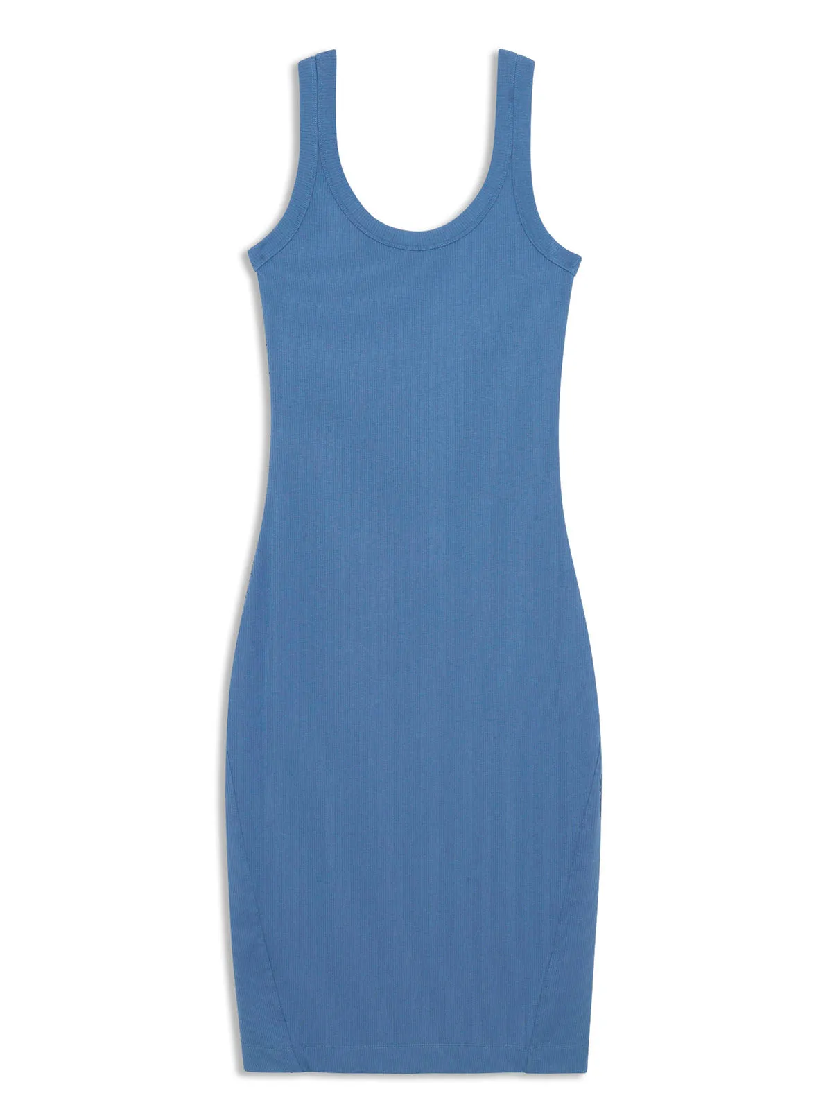 Microluxe Rib Midi Dress