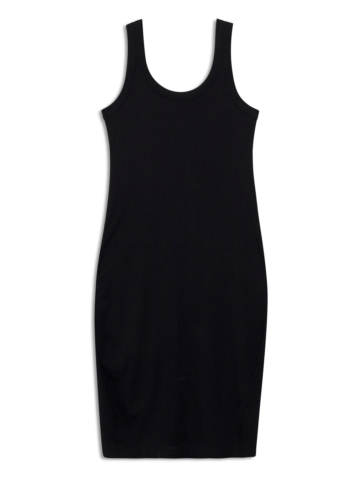Microluxe Rib Midi Dress