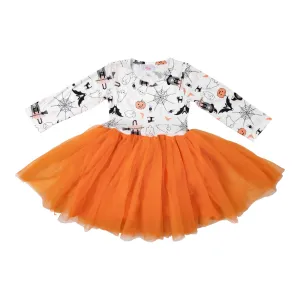 Mila & Rose Boo-tiful Halloween L/S Tutu Dress