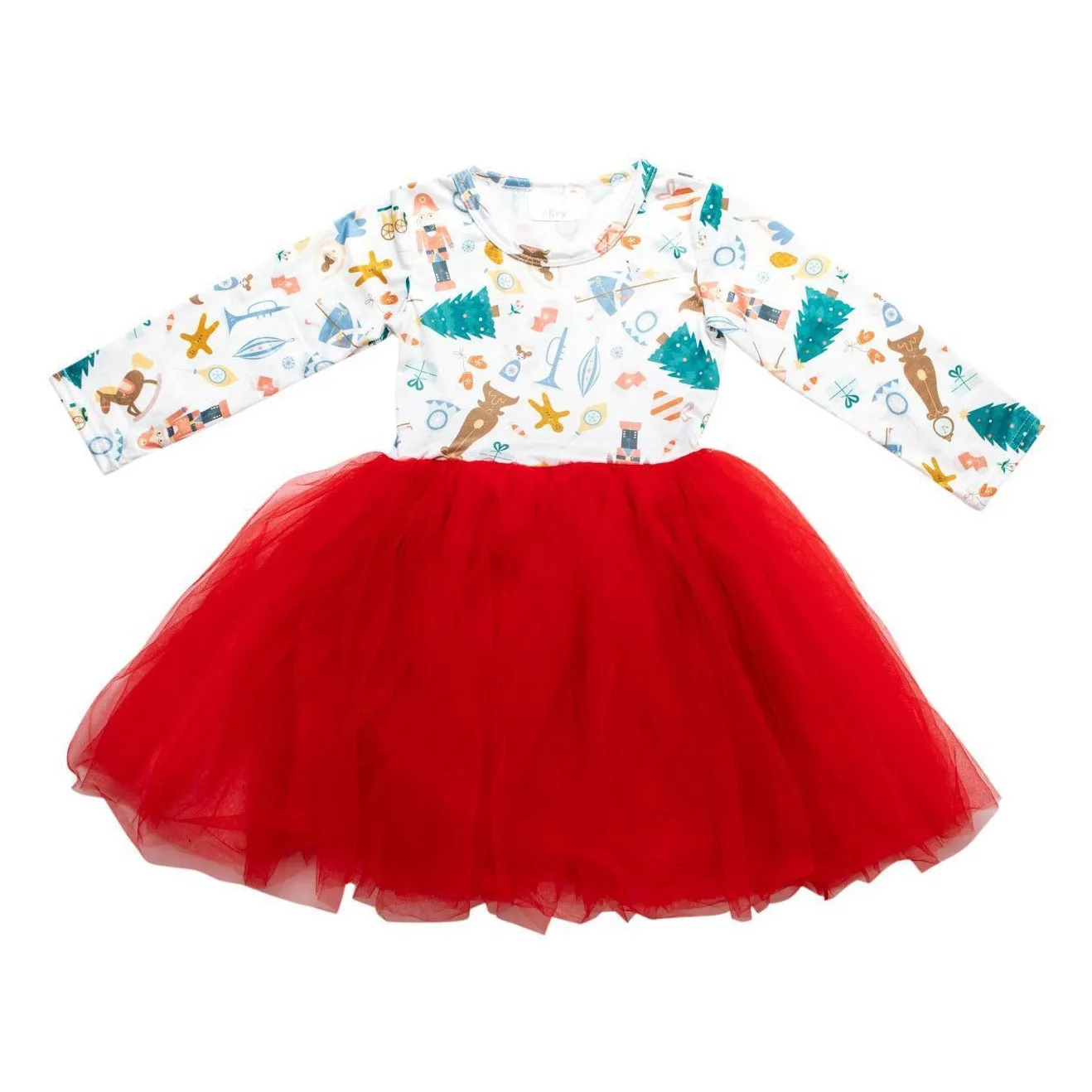 Mila & Rose Nutcracker L/S Tutu Dress