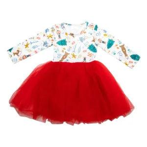 Mila & Rose Nutcracker L/S Tutu Dress