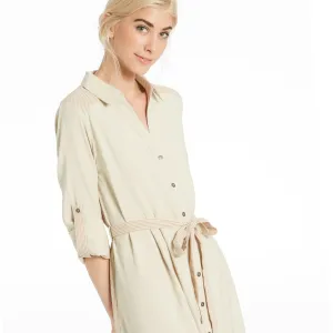 Military Goddess Shirt Dress