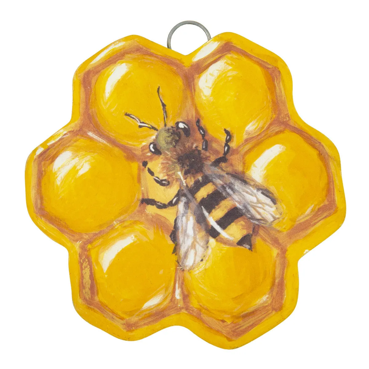 Mini Honey Comb Bee Charm