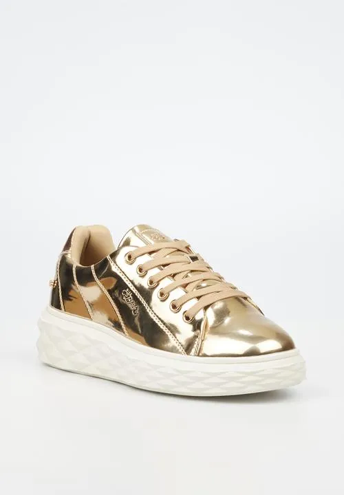Miss Black Women's Choo 1 Sneakers Gold
