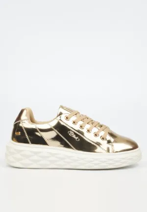 Miss Black Women's Choo 1 Sneakers Gold