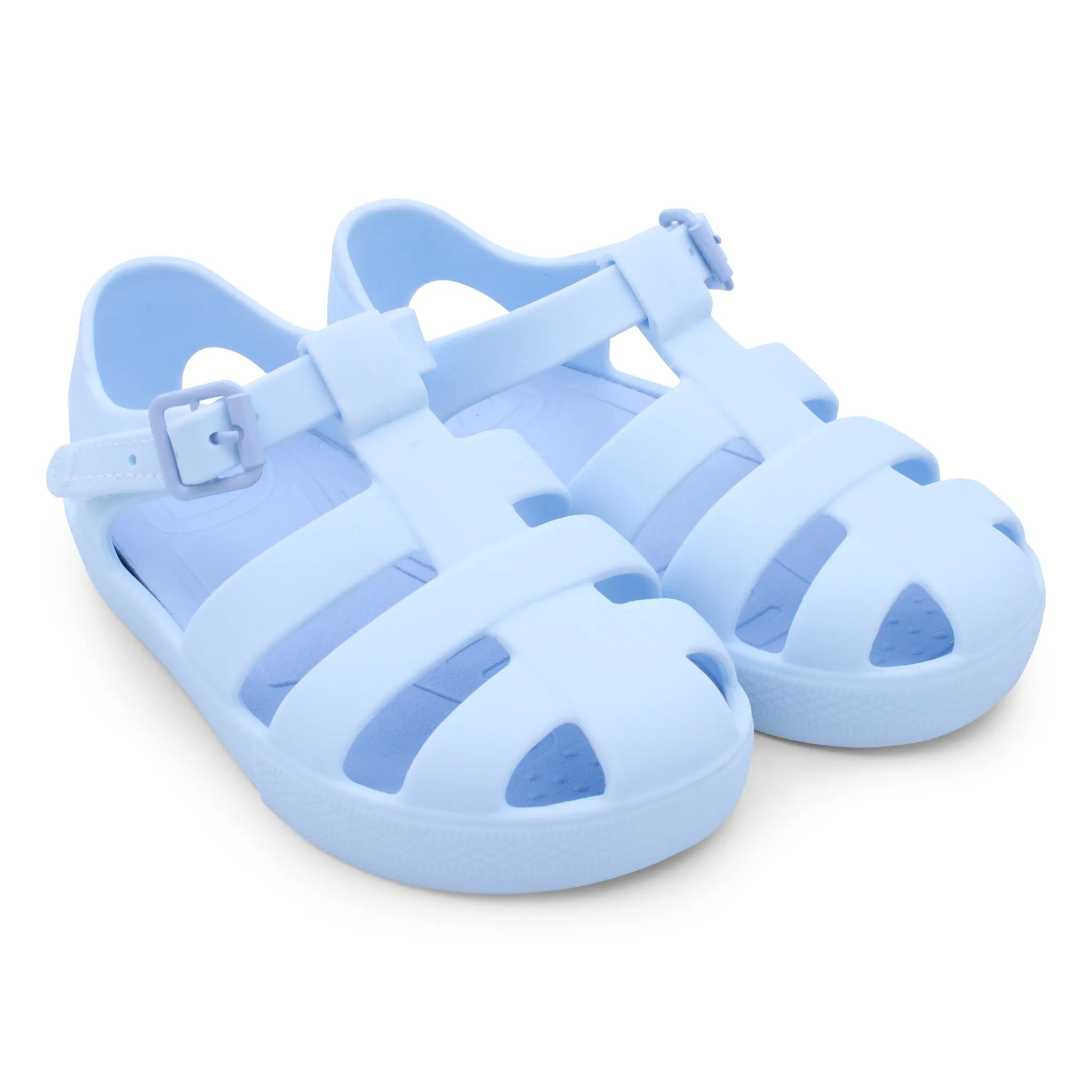 'Monaco' Boys Matt Blue Jelly Sandals