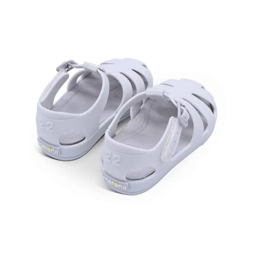 'Monaco' Boys Matt Grey Jelly Sandals
