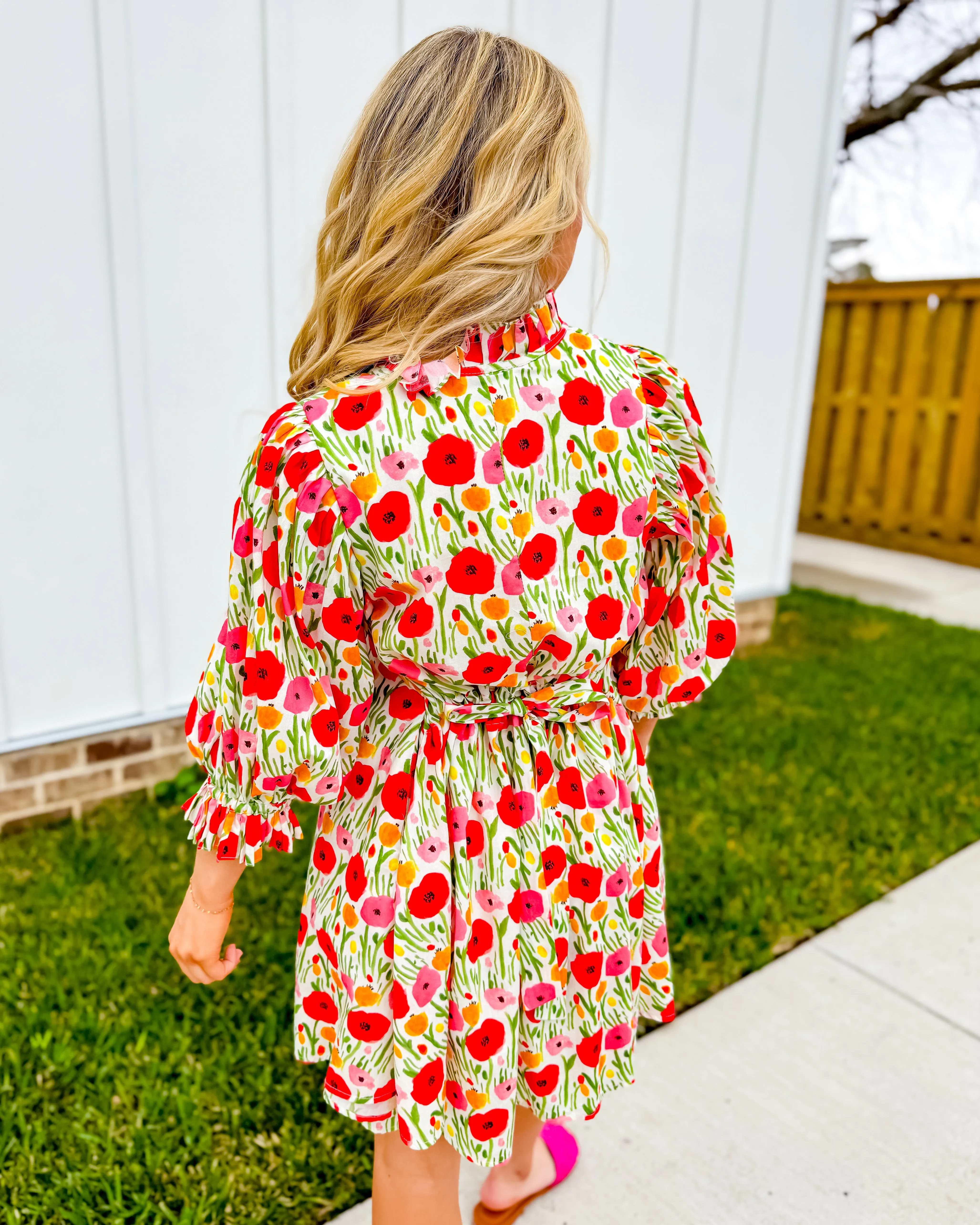 Multi Color Poppy Mini Dress
