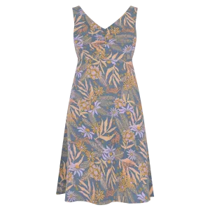 Neha Empire Dress - Haze Tiger Floral