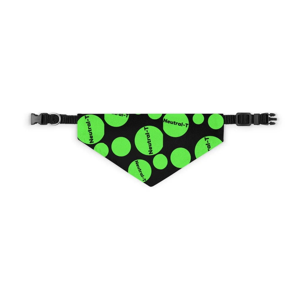 Neon Pet Bandana Collar