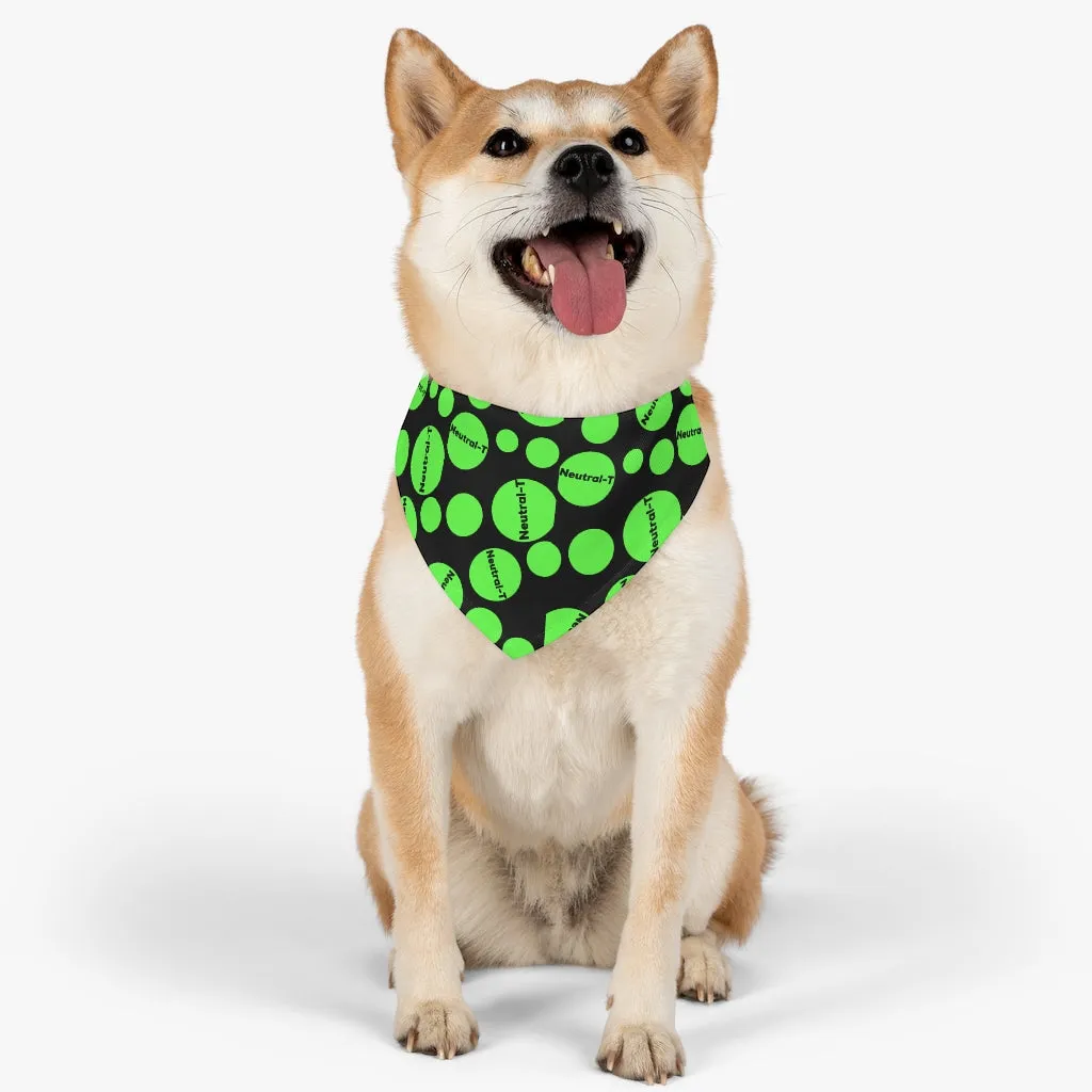 Neon Pet Bandana Collar