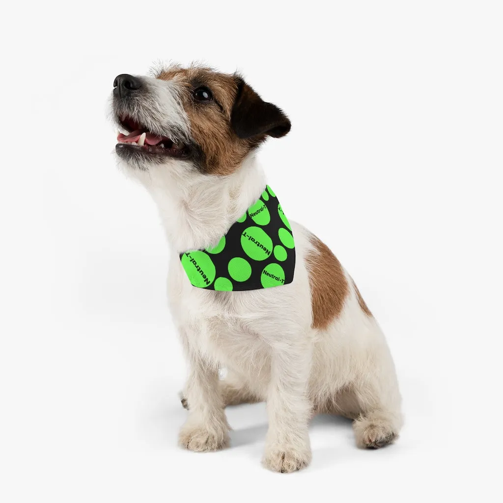 Neon Pet Bandana Collar