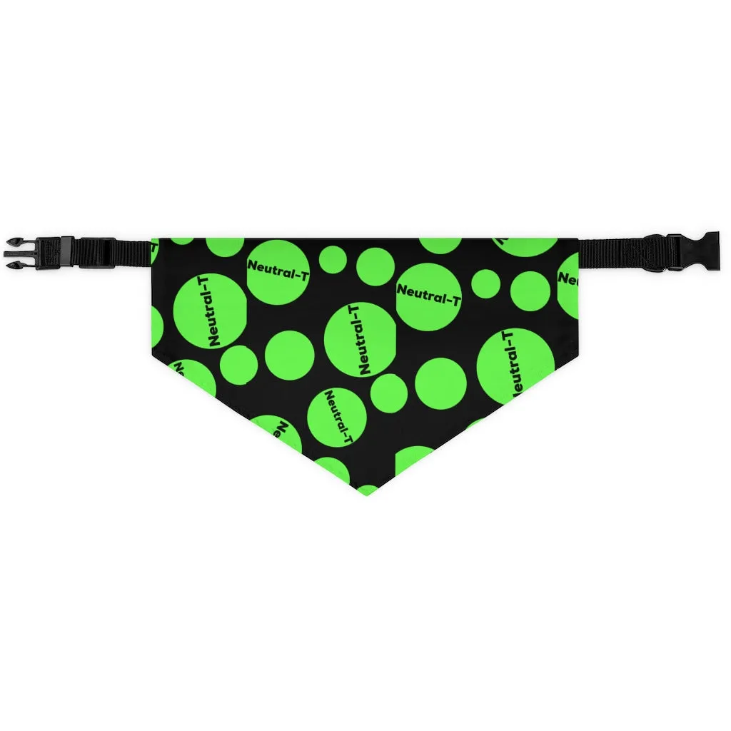 Neon Pet Bandana Collar