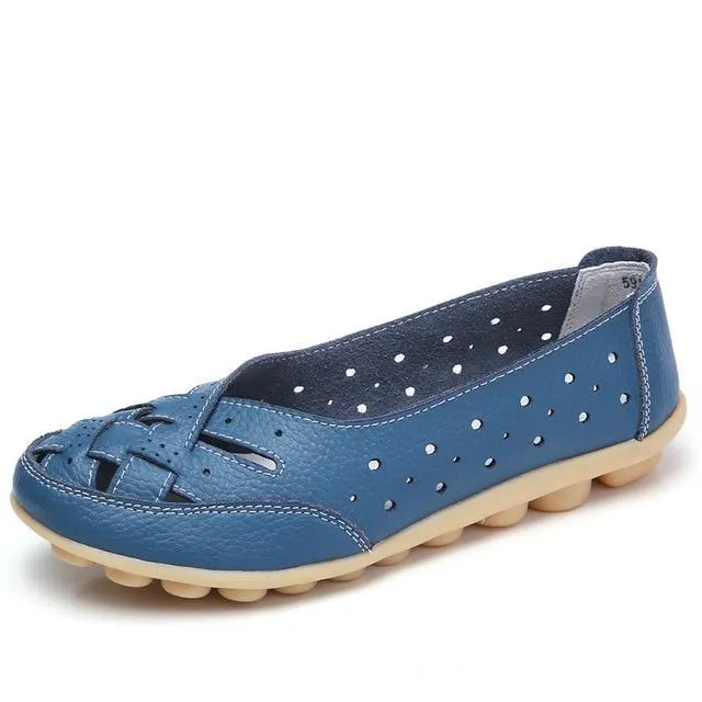 New Arrival Flat Shoes Women Hollow Loafer
