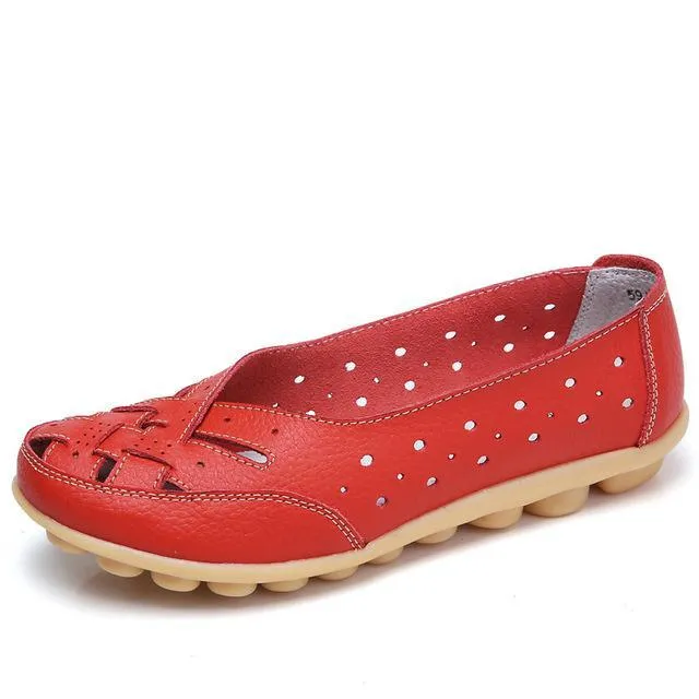 New Arrival Flat Shoes Women Hollow Loafer