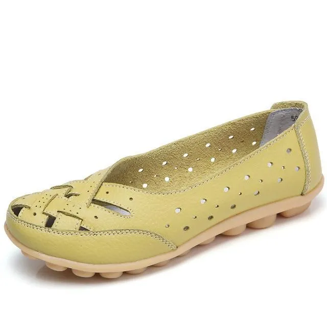 New Arrival Flat Shoes Women Hollow Loafer