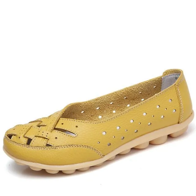 New Arrival Flat Shoes Women Hollow Loafer