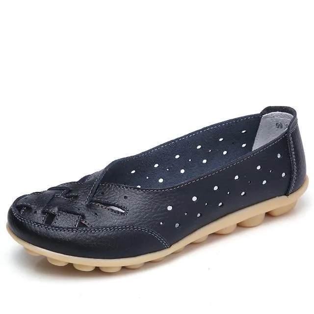 New Arrival Flat Shoes Women Hollow Loafer