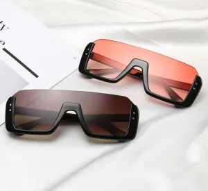 New Fashion Semi Rimless Women Retro Half Frame Sun Glasses