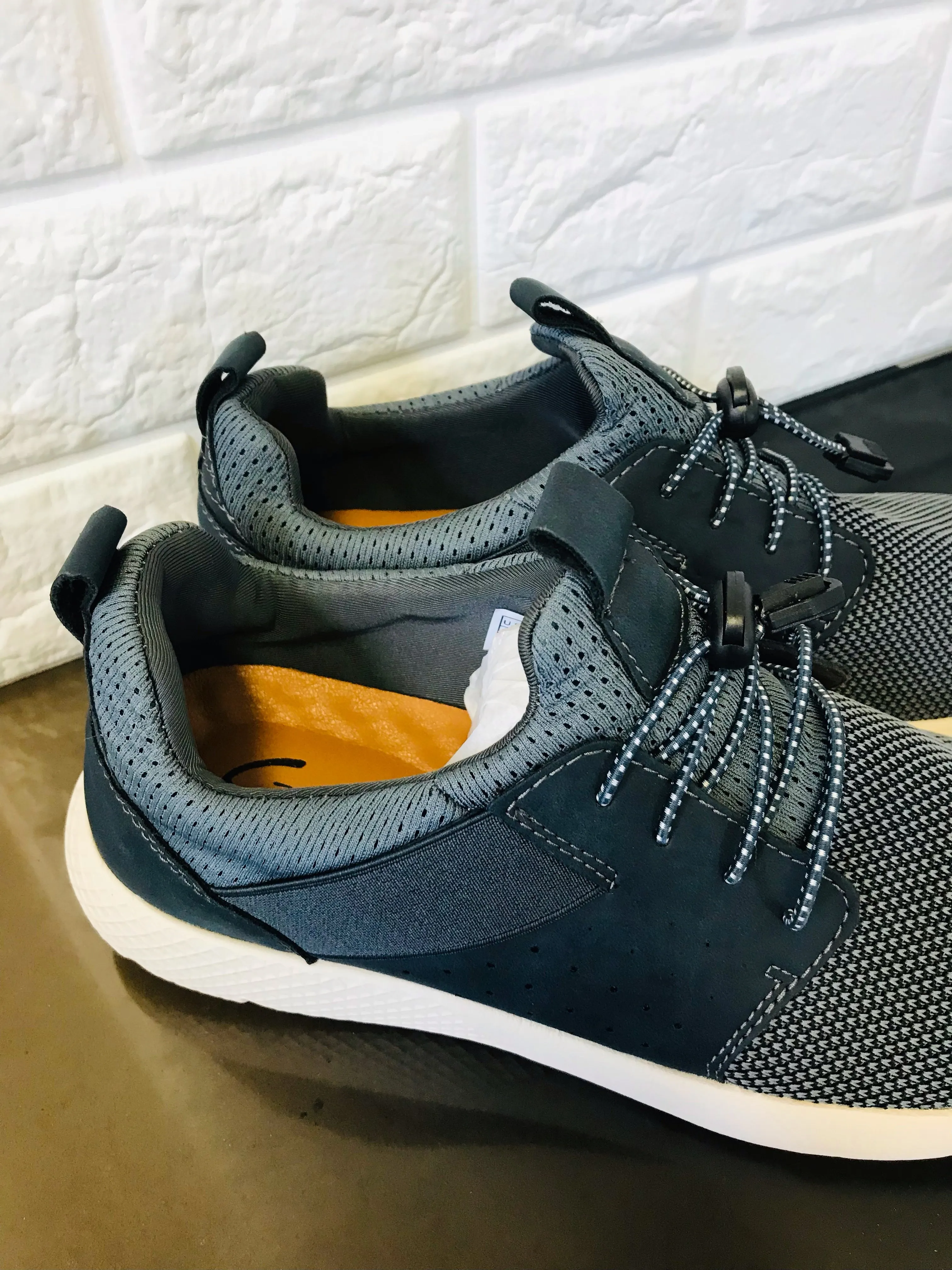 New Men's Cang Bao Lightweight Breathable Walking Sneakers in Blue, Sz 9