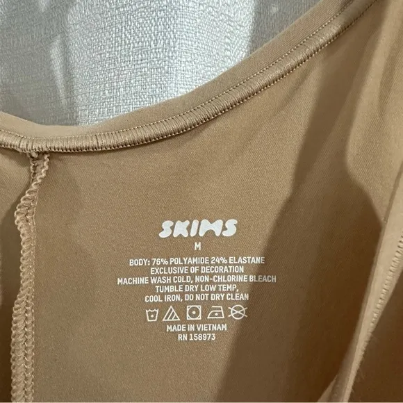 NEW Skims Fits Everybody Slip Dress Ochre