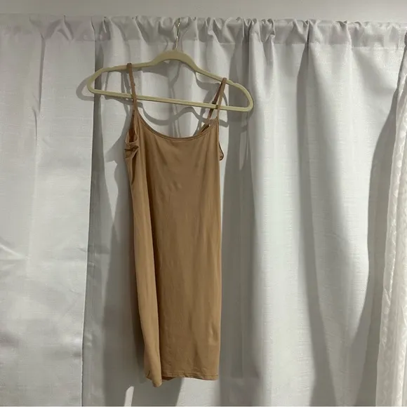 NEW Skims Fits Everybody Slip Dress Ochre