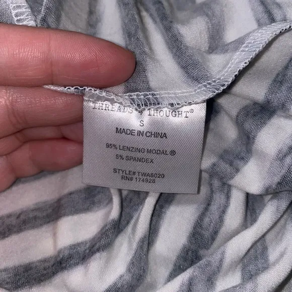 New Threads 4 Thought Striped Giselle Dress S