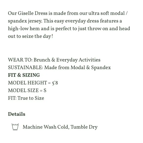 New Threads 4 Thought Striped Giselle Dress S