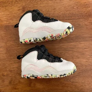 Nike Air Jordan Retro 10 &quot;Ember Glow Athletic Fashion Casual Size 7c