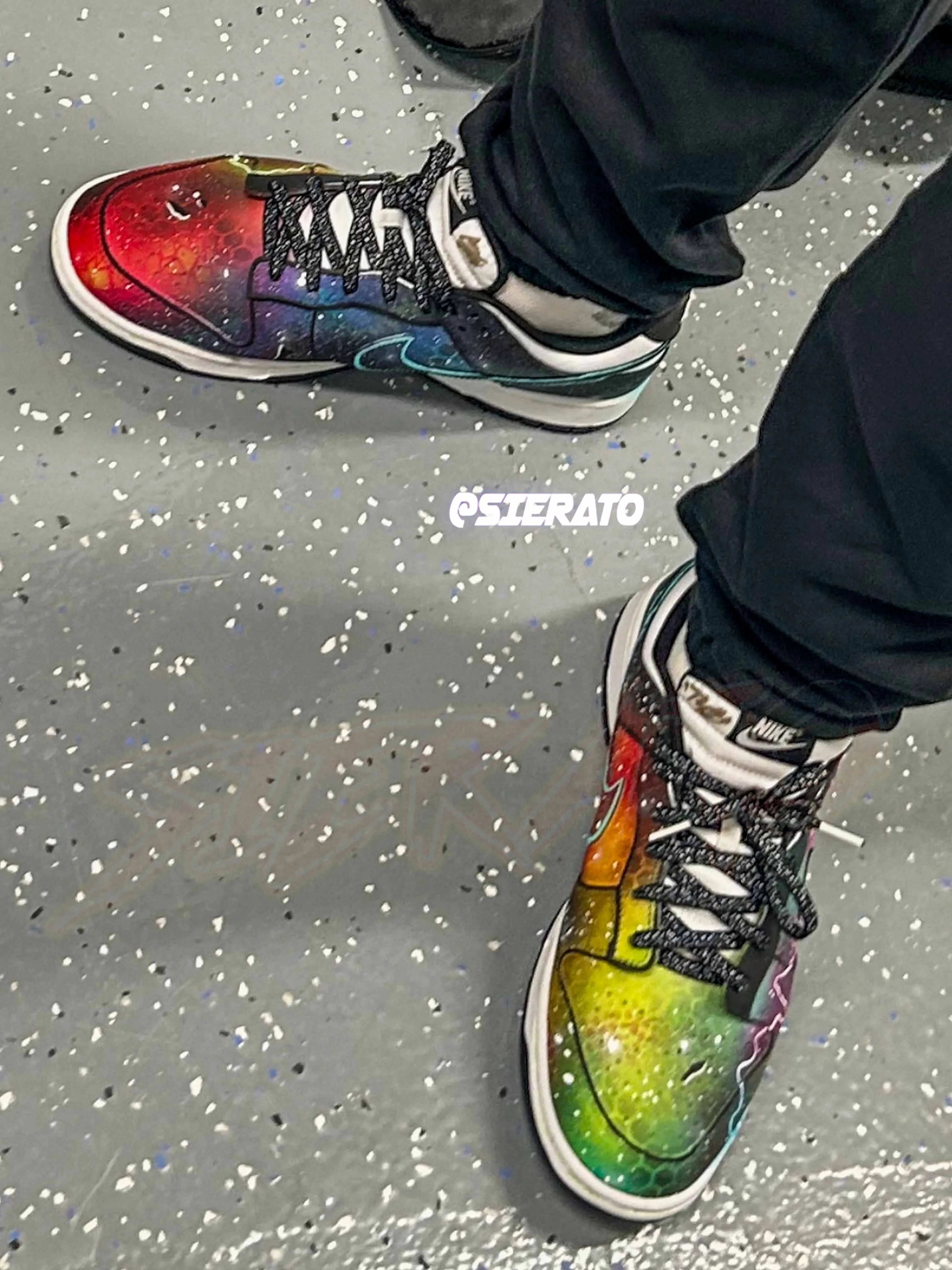 Nike Retro Dunk Lows - Galacti-Dunks by Sierato x Artisan Echelon