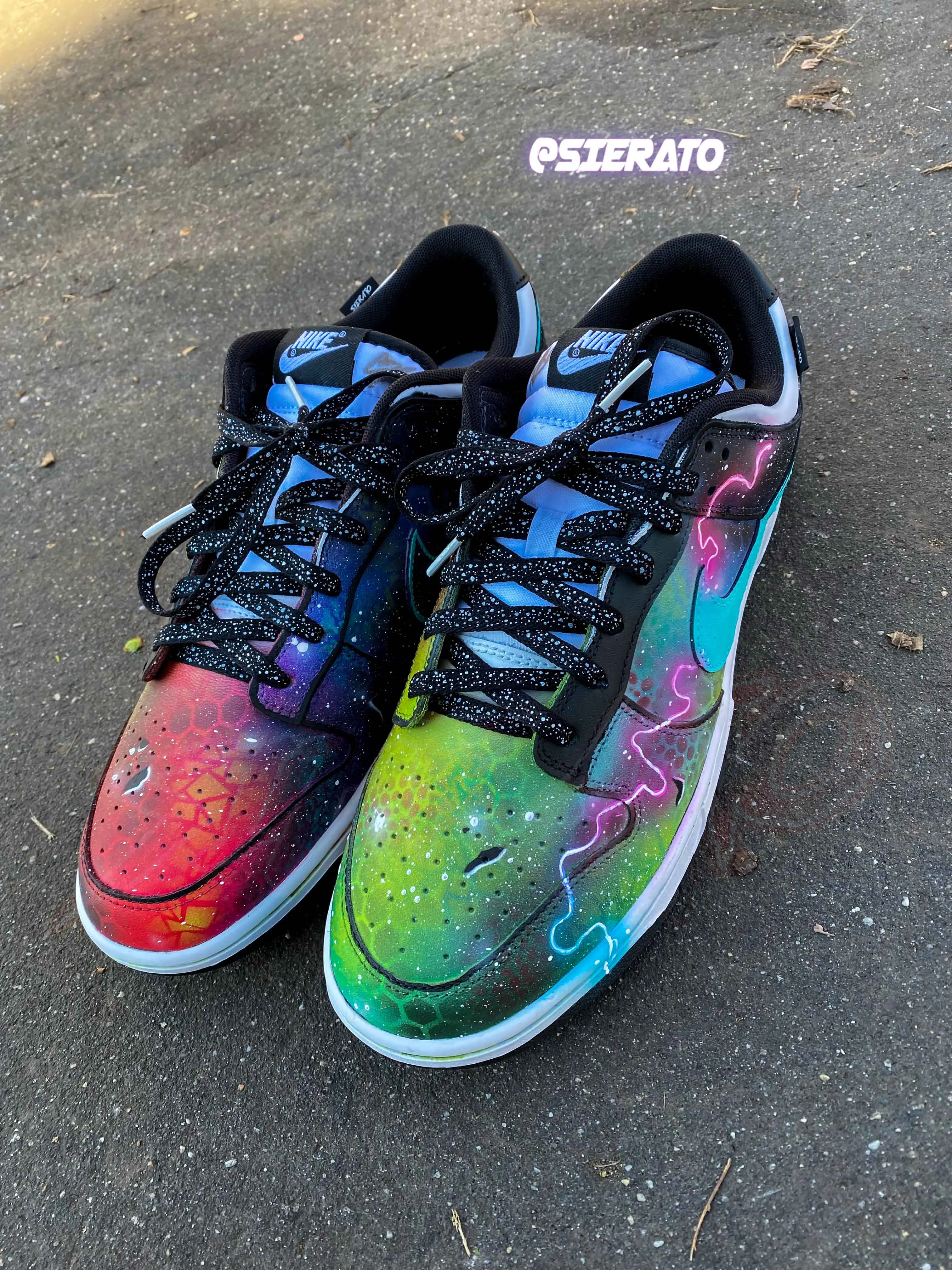 Nike Retro Dunk Lows - Galacti-Dunks by Sierato x Artisan Echelon