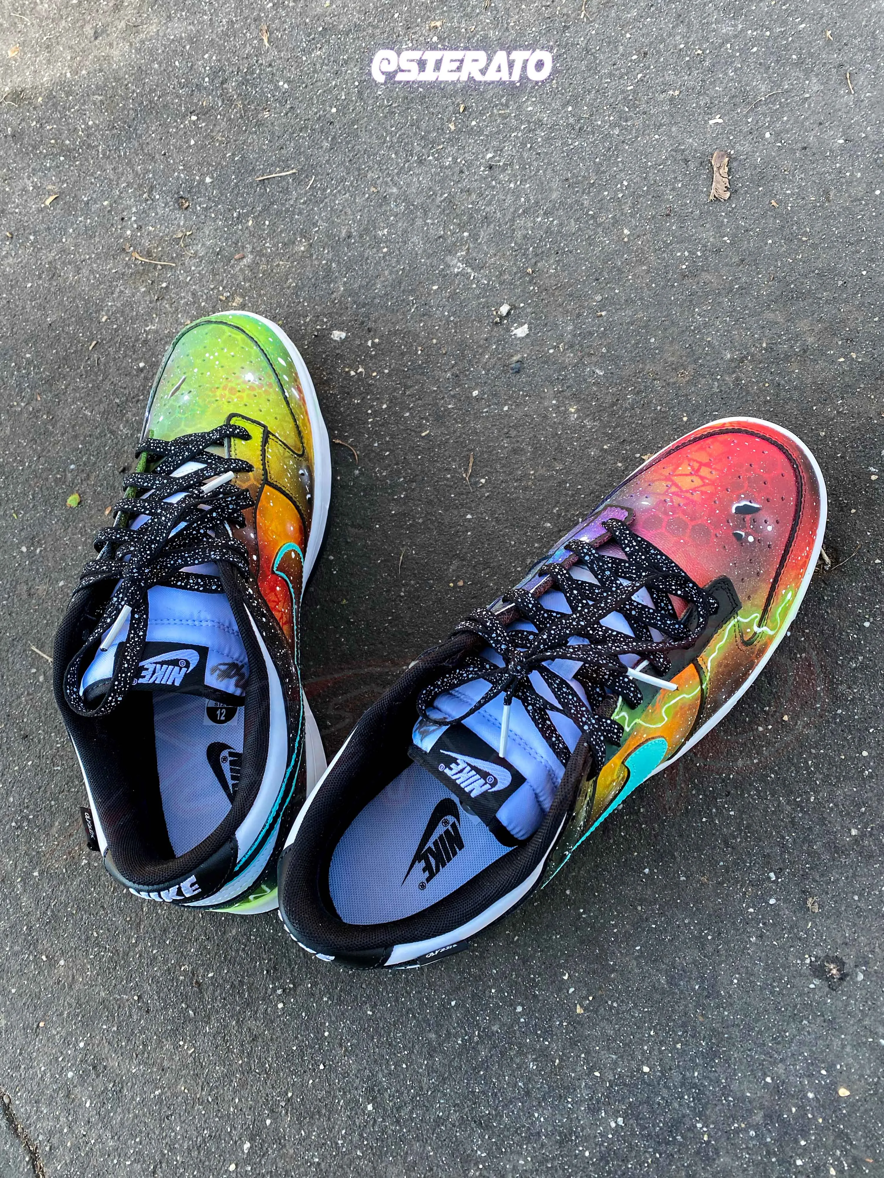 Nike Retro Dunk Lows - Galacti-Dunks by Sierato x Artisan Echelon