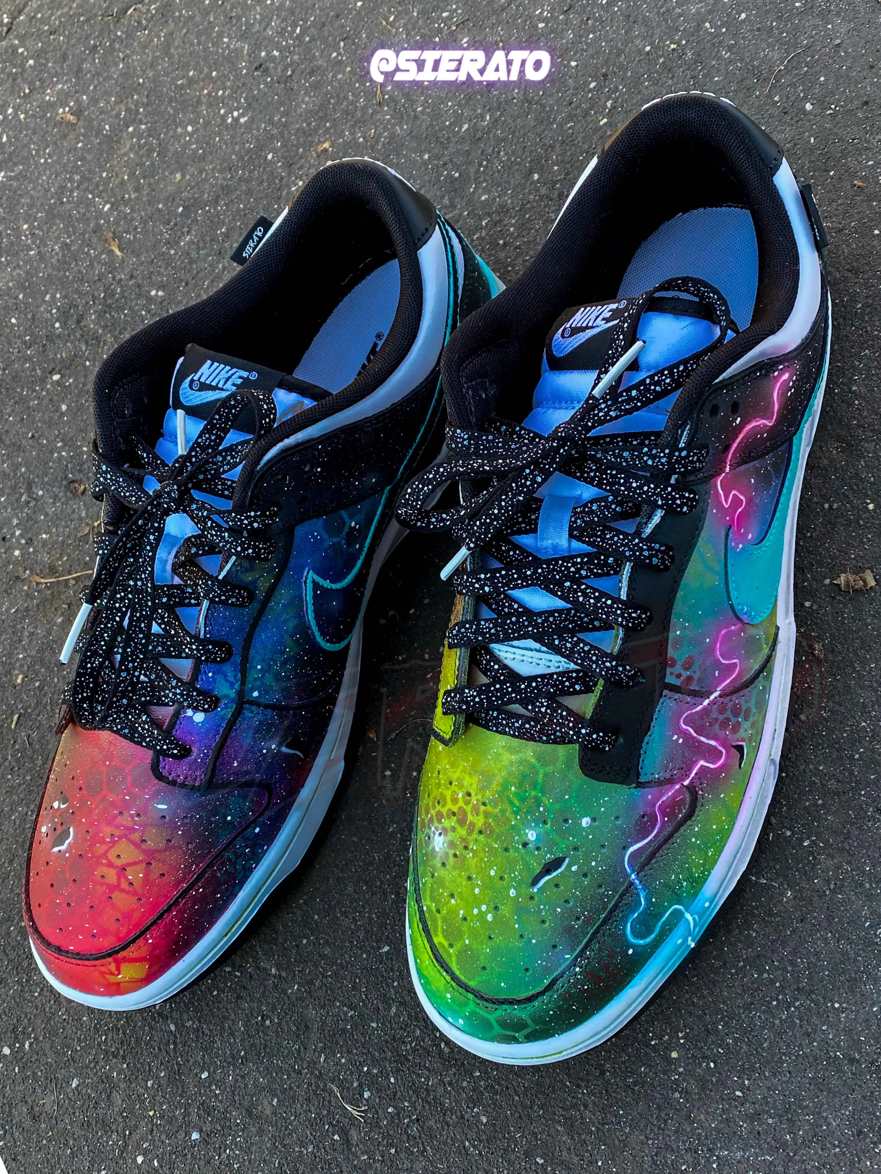 Nike Retro Dunk Lows - Galacti-Dunks by Sierato x Artisan Echelon